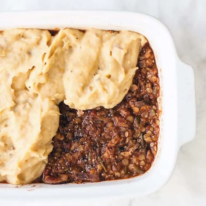 Lentil and Courgette Shepherd's Pie