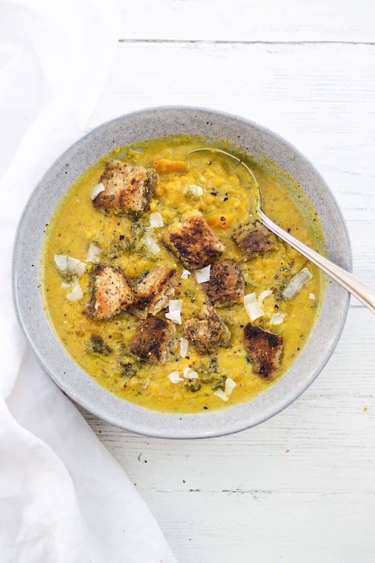butternut barley soup vegan