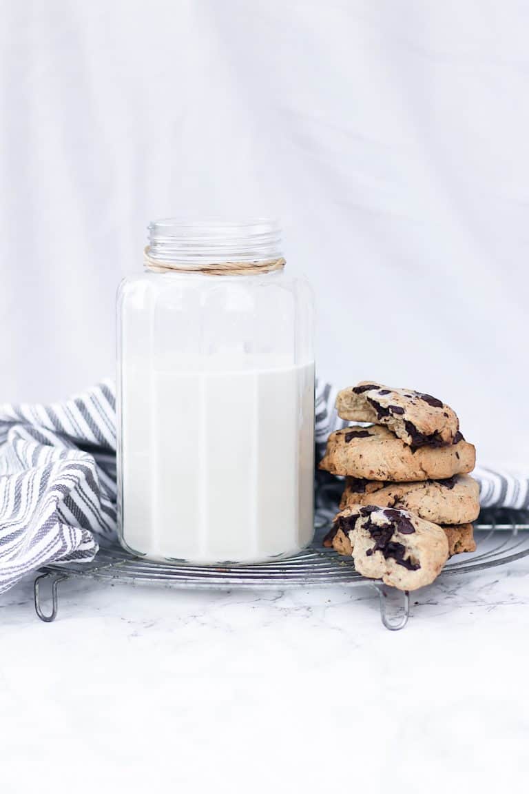 homemade almond milk