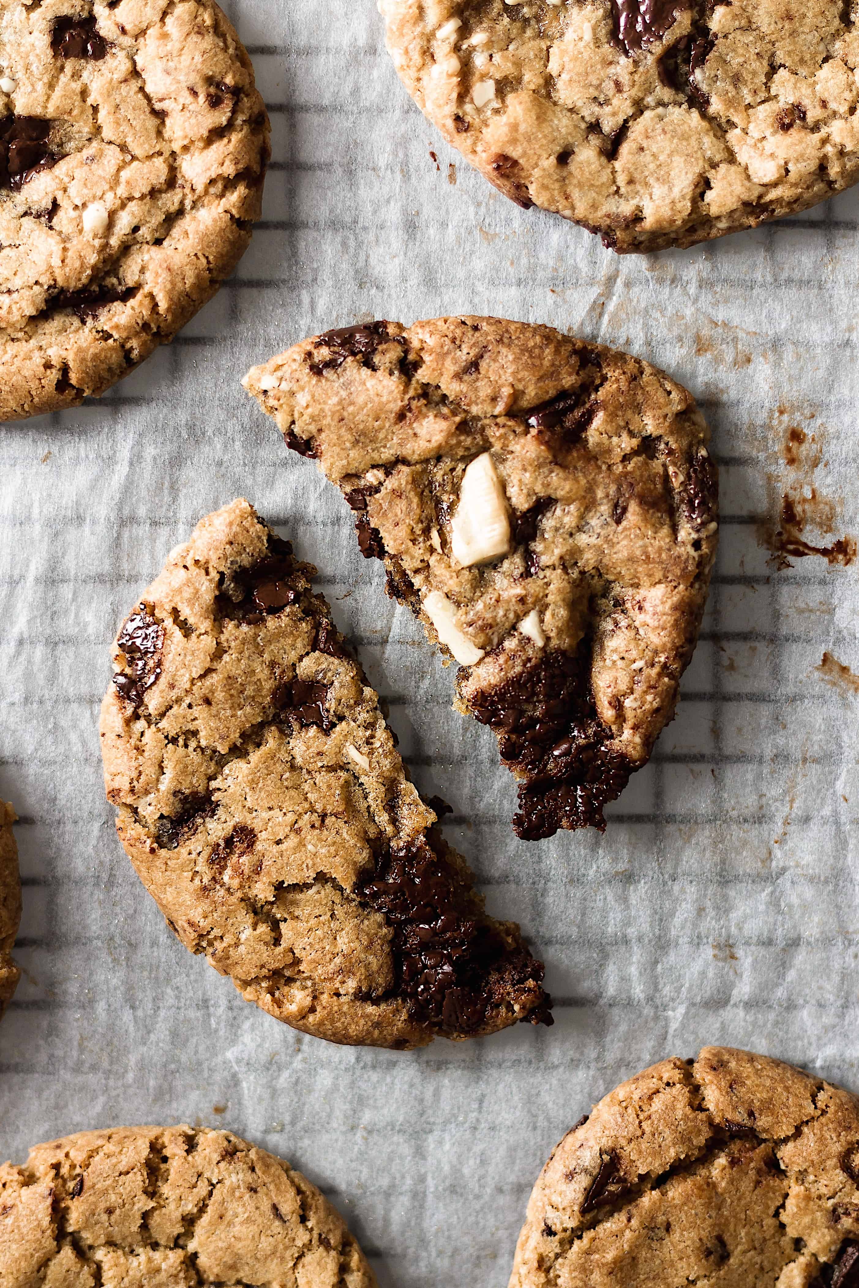 Vegan Double Chocolate Chip Cookies Cupful Of Kale