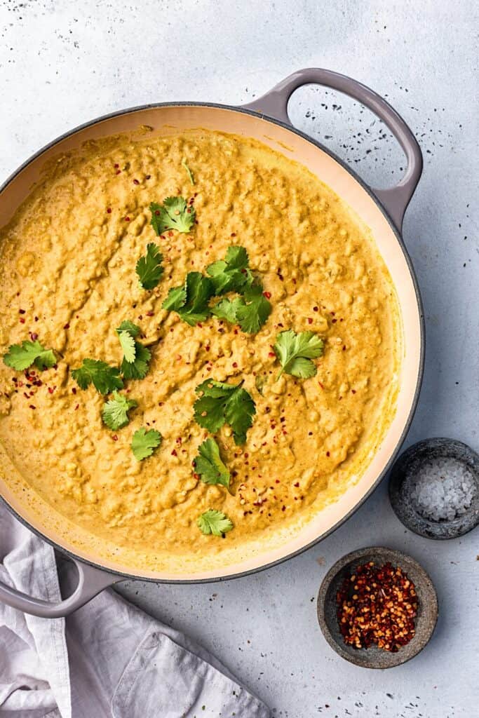 Turmeric Red Lentil Dhal #lentil #dhal #recipe #vegan #indianfood