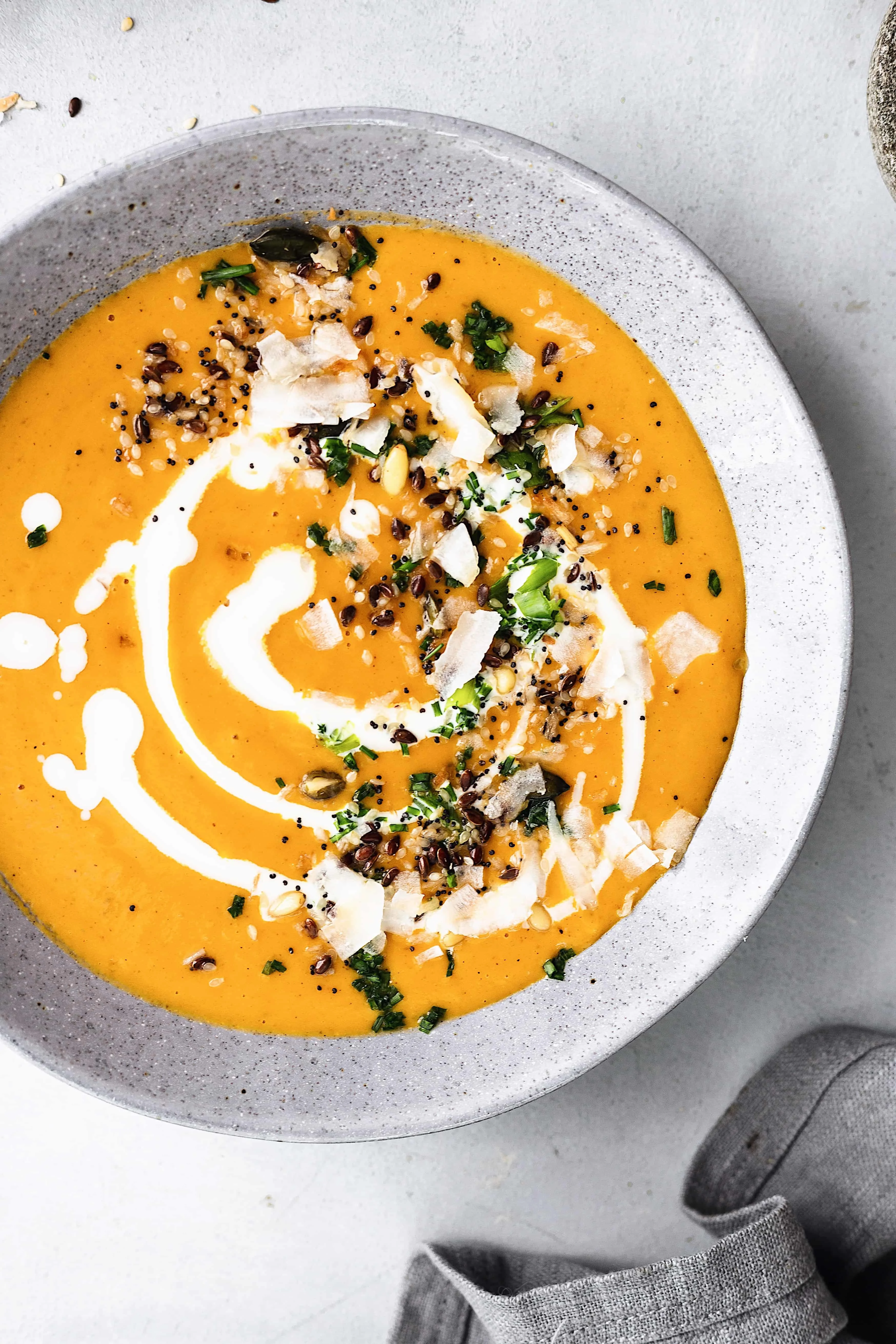 Vegan Curried Butternut Squash Soup