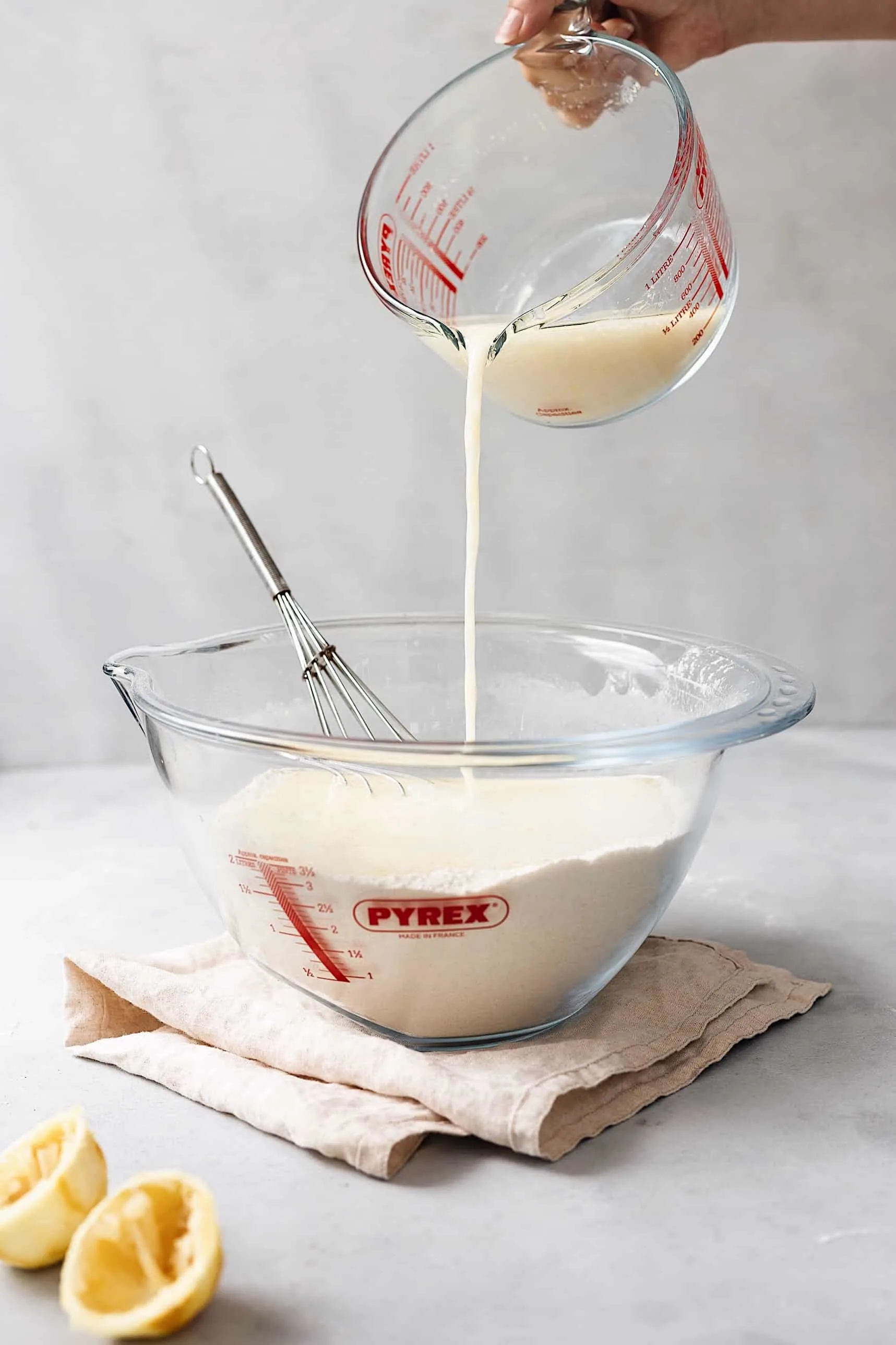 Vegan Lemon and Elderflower Cake Batter