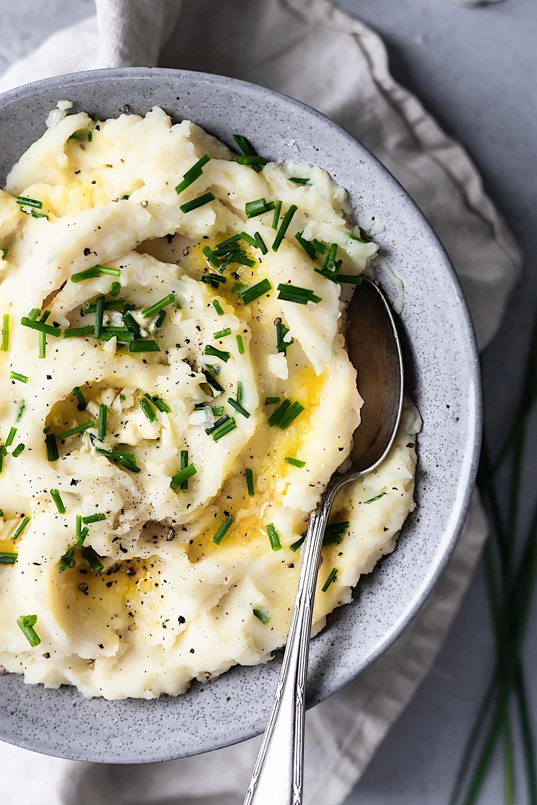 Vegan Garlic Mashed Potato #veganmashpotato