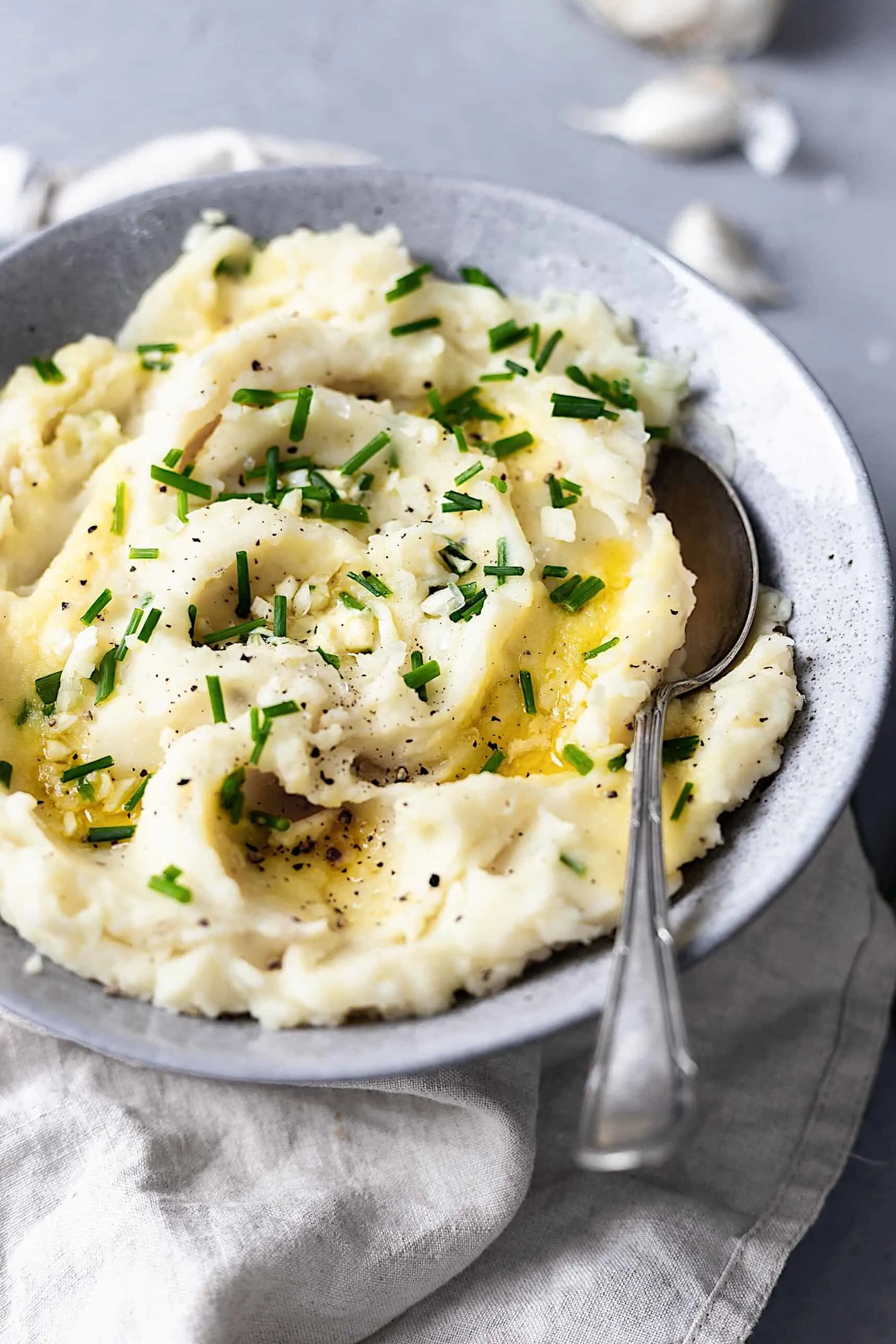 Vegan Garlic Mashed Potato 