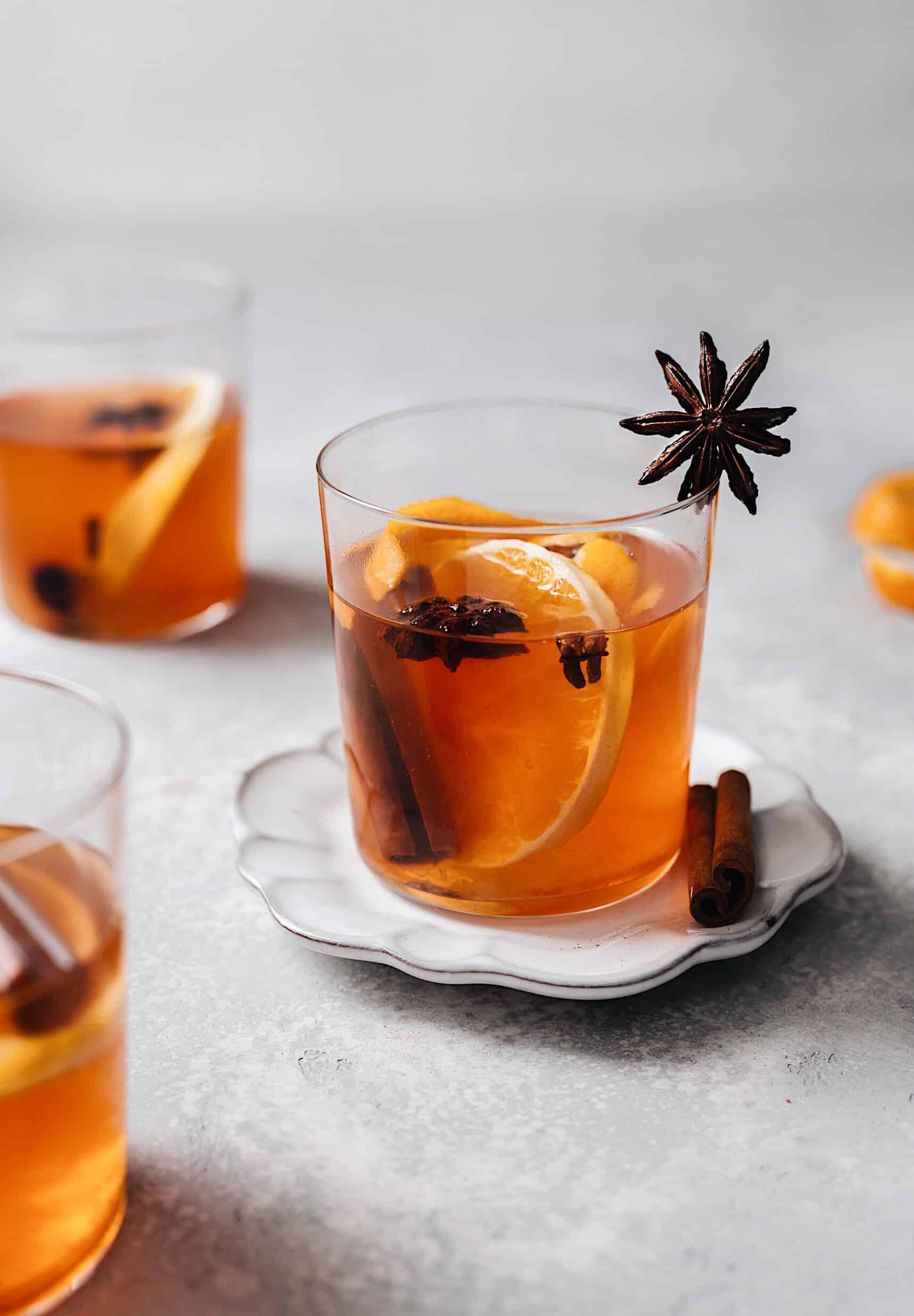 Maple Spiced Mulled Cider #mulledcider #christmasdrink