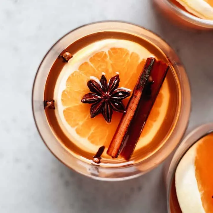 Maple Spiced Mulled Cider #mulledcider #christmasdrink