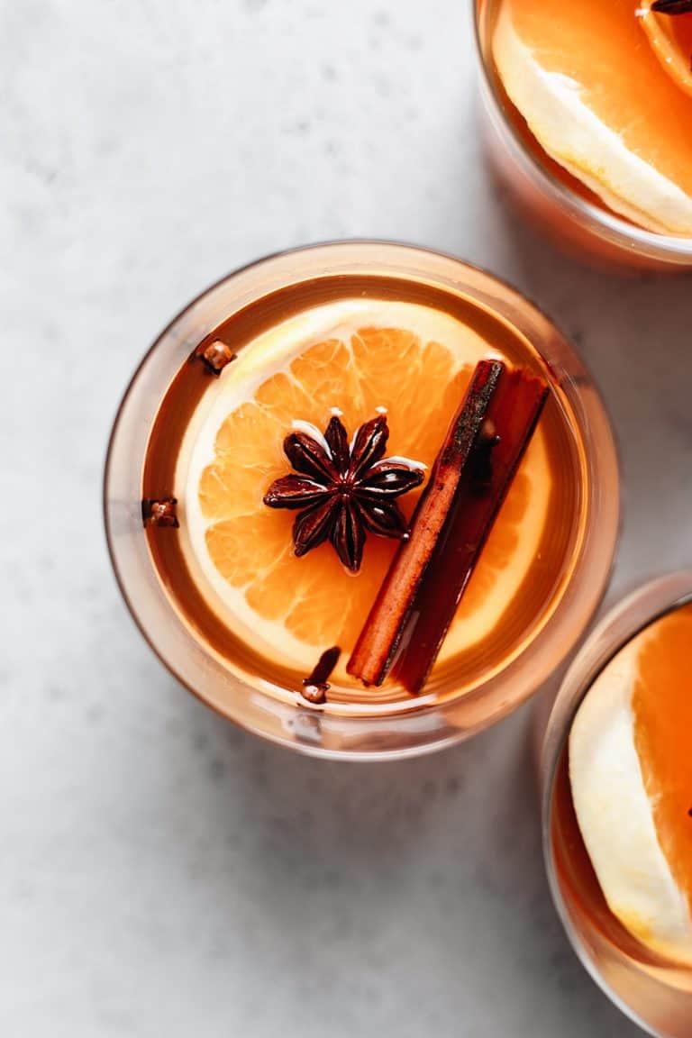 Maple Spiced Mulled Cider #mulledcider #christmasdrink