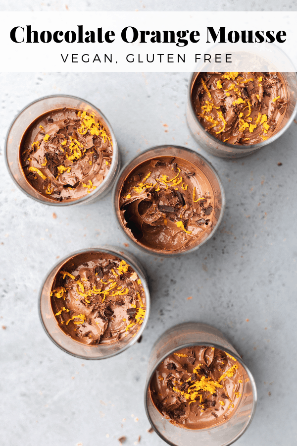 Vegan Chocolate Orange Mousse #vegan #recipe