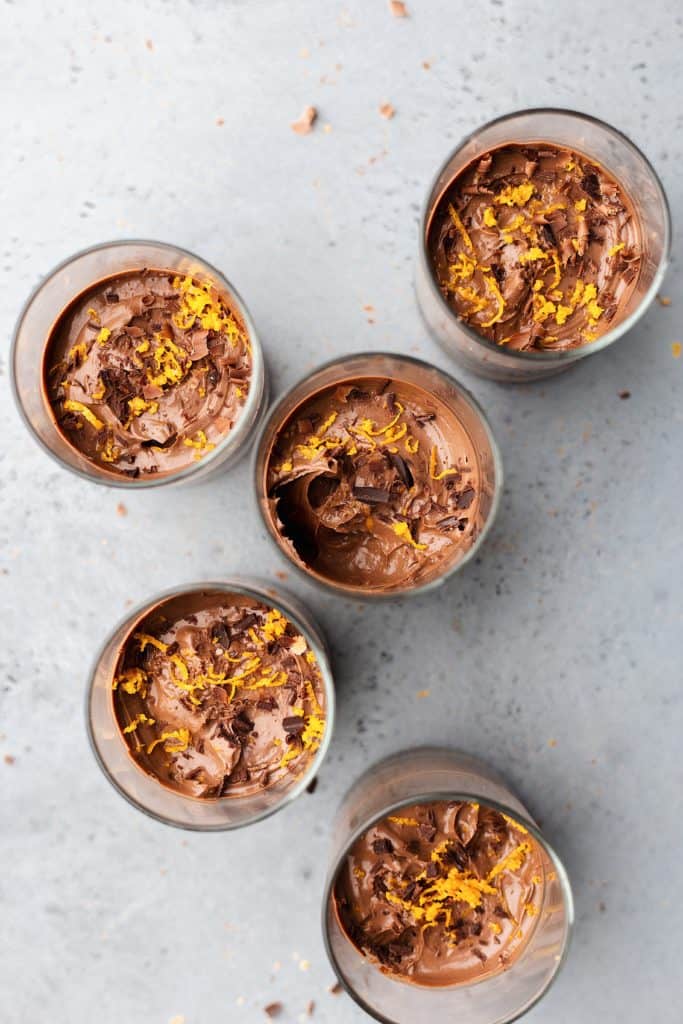 Vegan Chocolate Orange Mousse #vegan #recipe