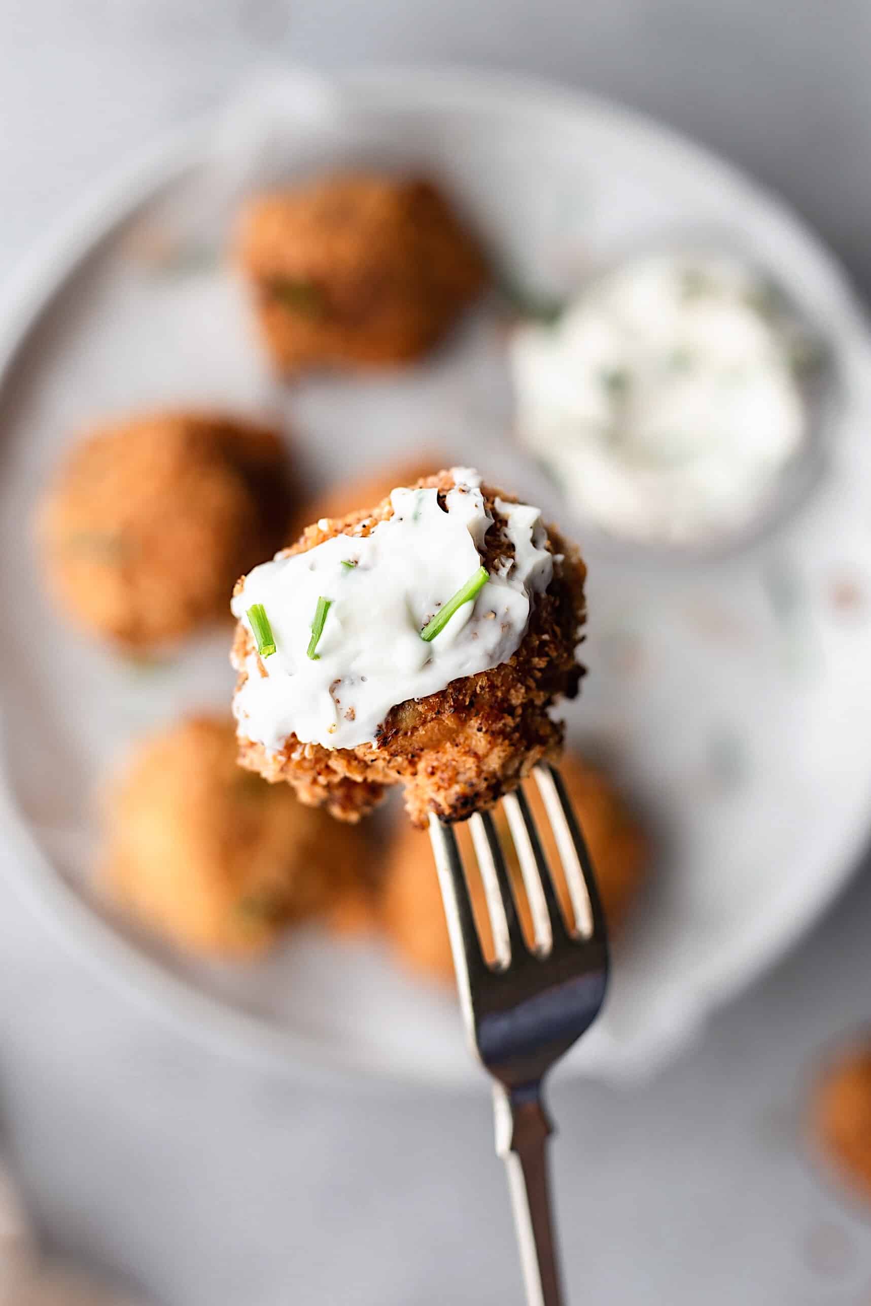 Crispy Garlic Fried Mushrooms