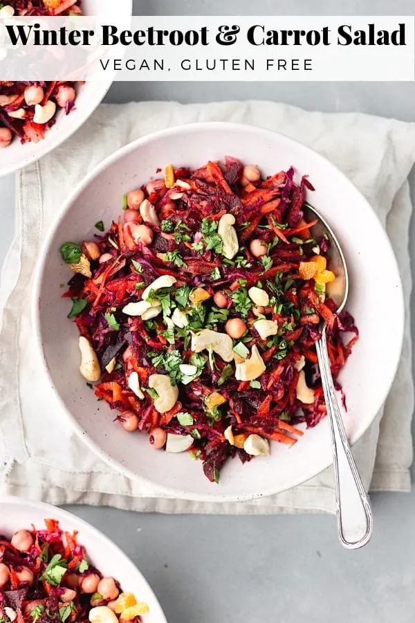 Vegan Beetroot & Carrot Salad #vegan #recipe #salad