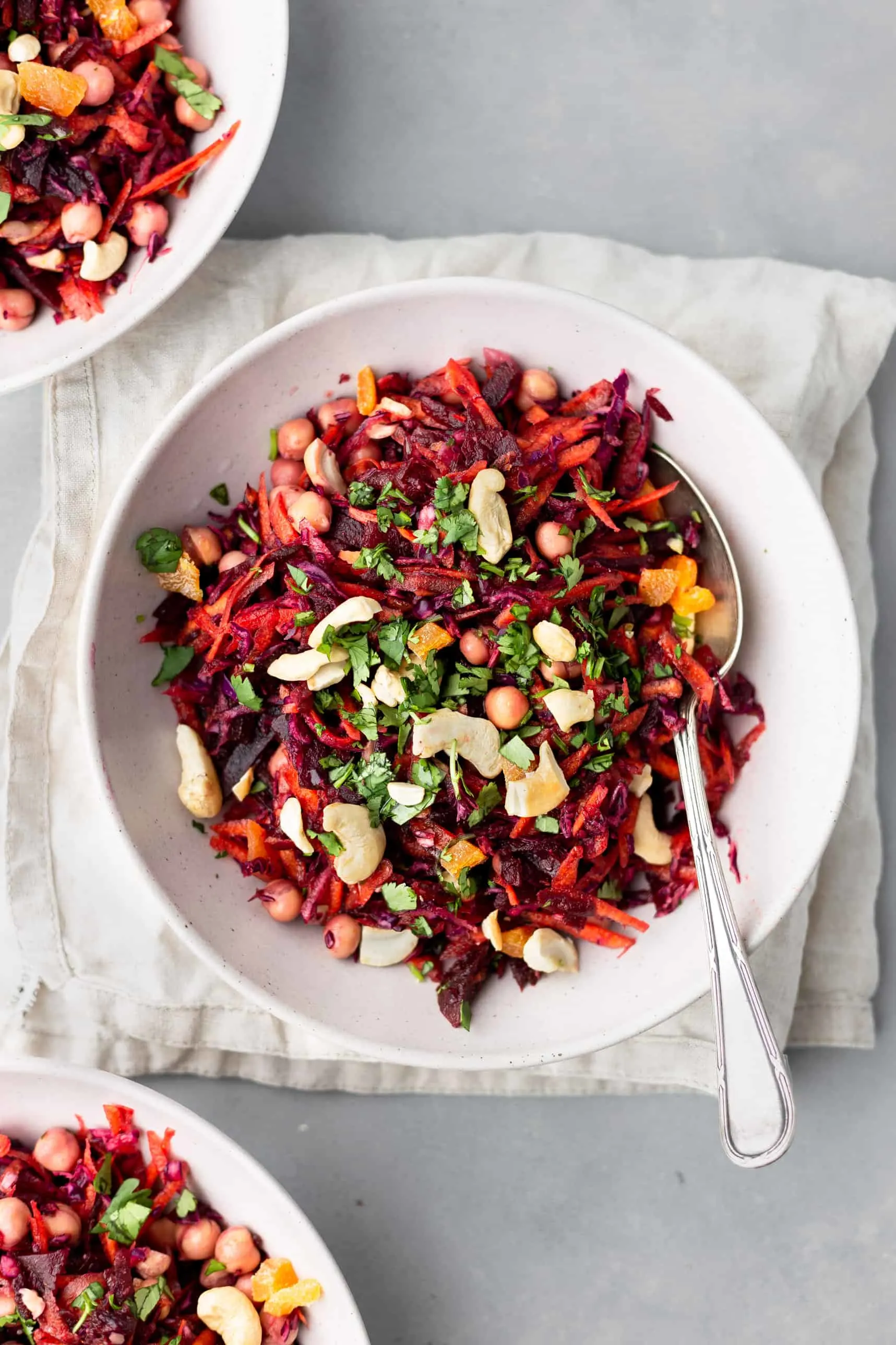 Vegan Beetroot Carrot Winter Salad #vegan #recipe #salad