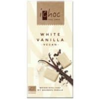 10 Pack of iChoc White Vanilla Chocolate vegan 80 g