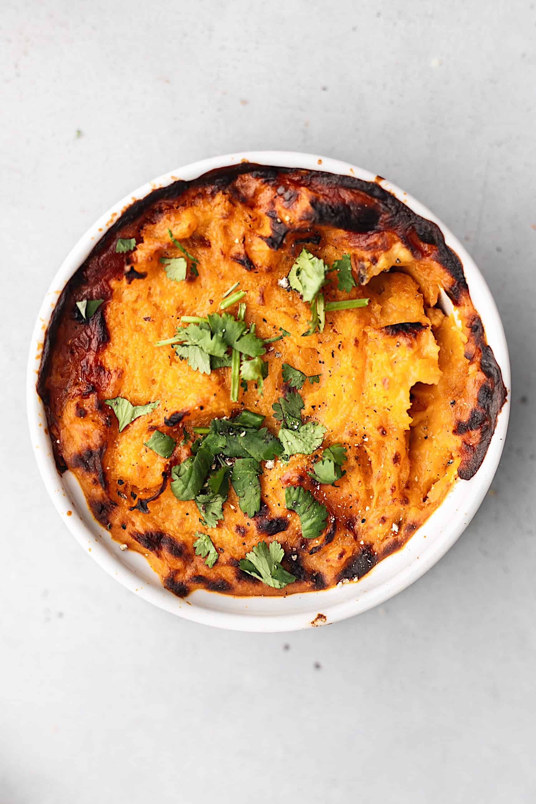 Lentil Shepherds Pie with Sweet Potato Mash