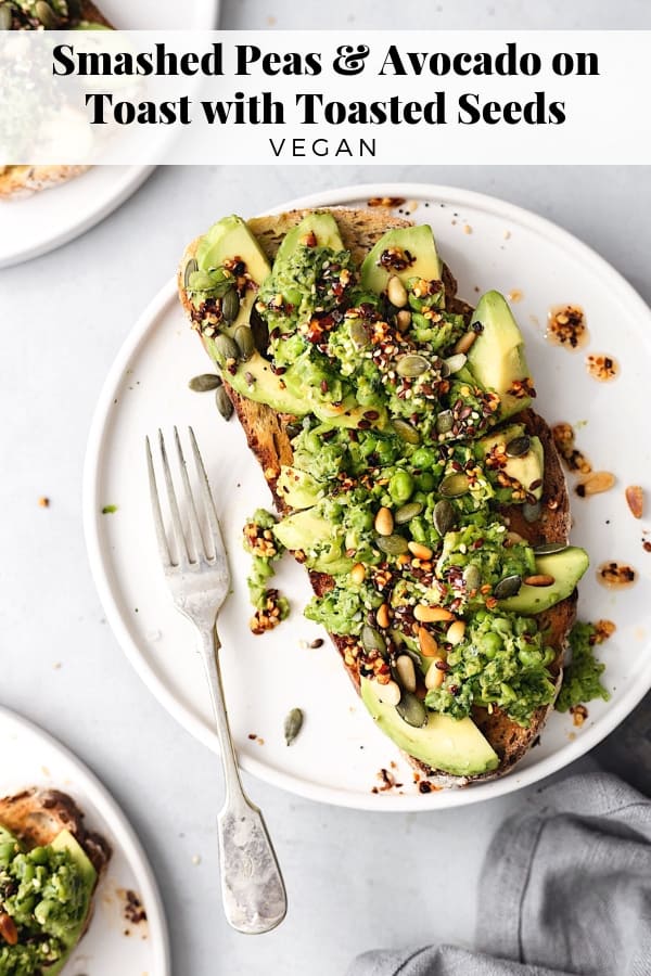 Smashed Peas and Avocado on Toast