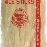 Red Drago Rice Sticks 10 mm/375 g (Pack of 6)