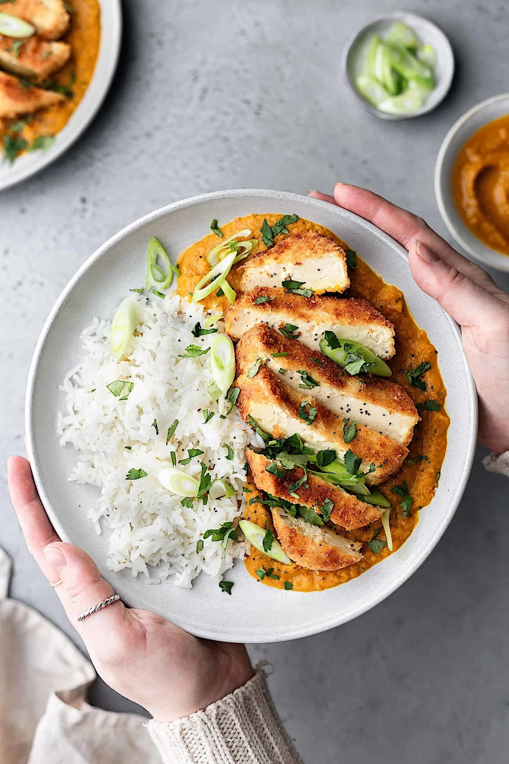 Vegan Tofu Katsu Curry #vegan #recipe #curry