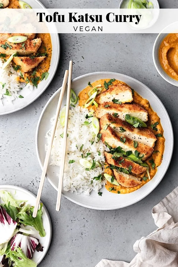 Vegan Tofu Katsu Curry #vegan #recipe #curry #katsu
