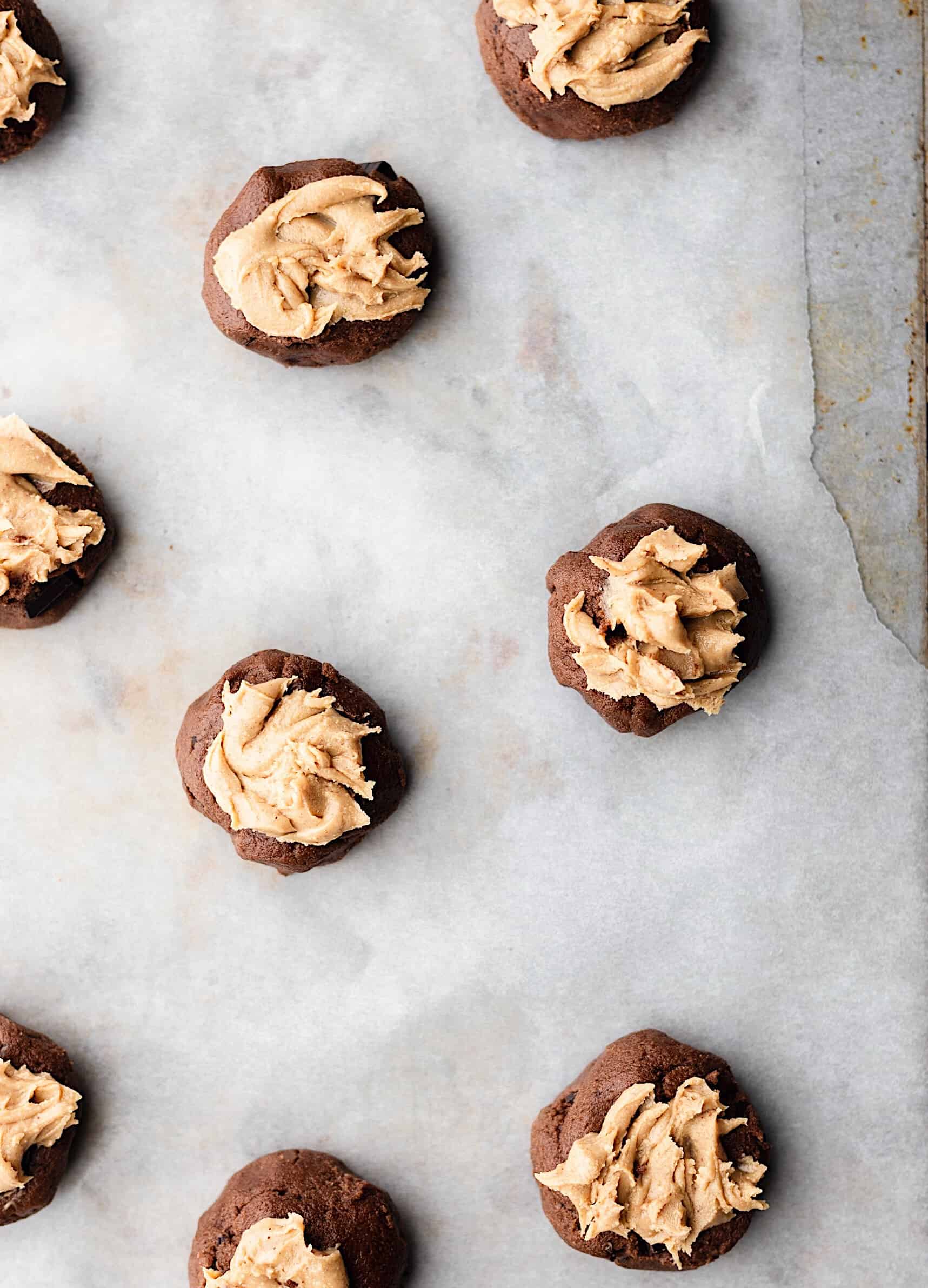 Vegan Chocolate Peanut Butter Cookies