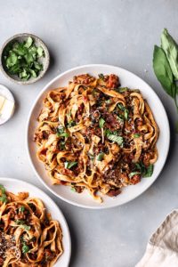 Tagliatelle Puy Lentil Ragu - Cupful of Kale Recipes