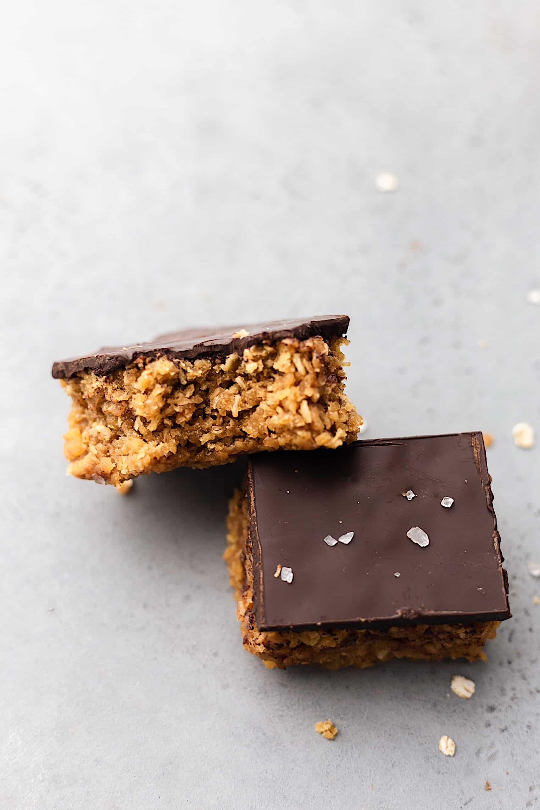 Vegan Coconut and Chocolate Flapjacks #vegan #recipe #coconut #flapjack #chocolate