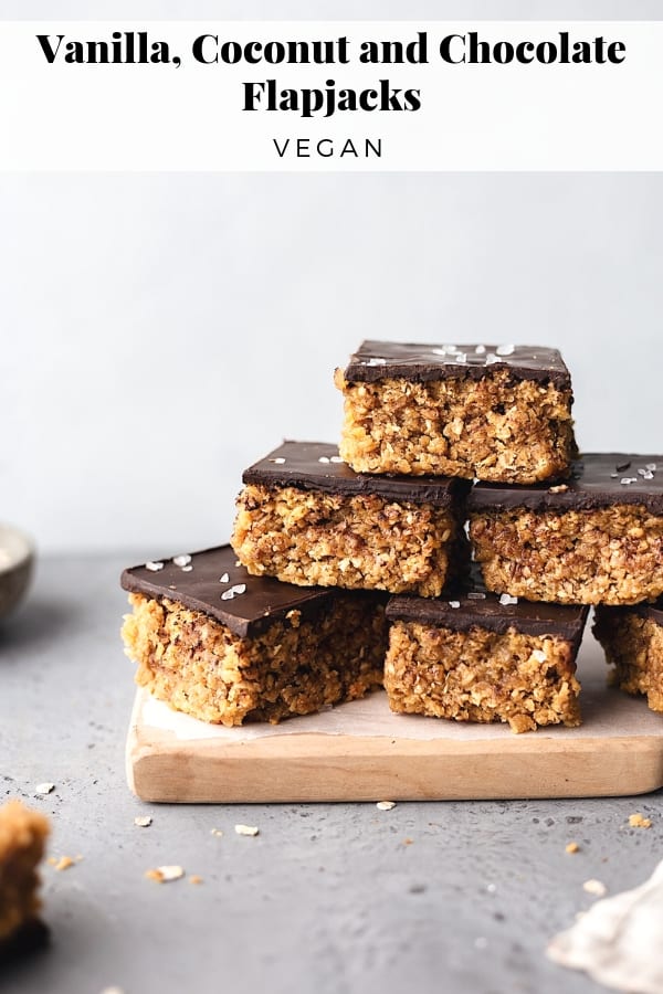 Vegan Coconut and Chocolate Flapjacks