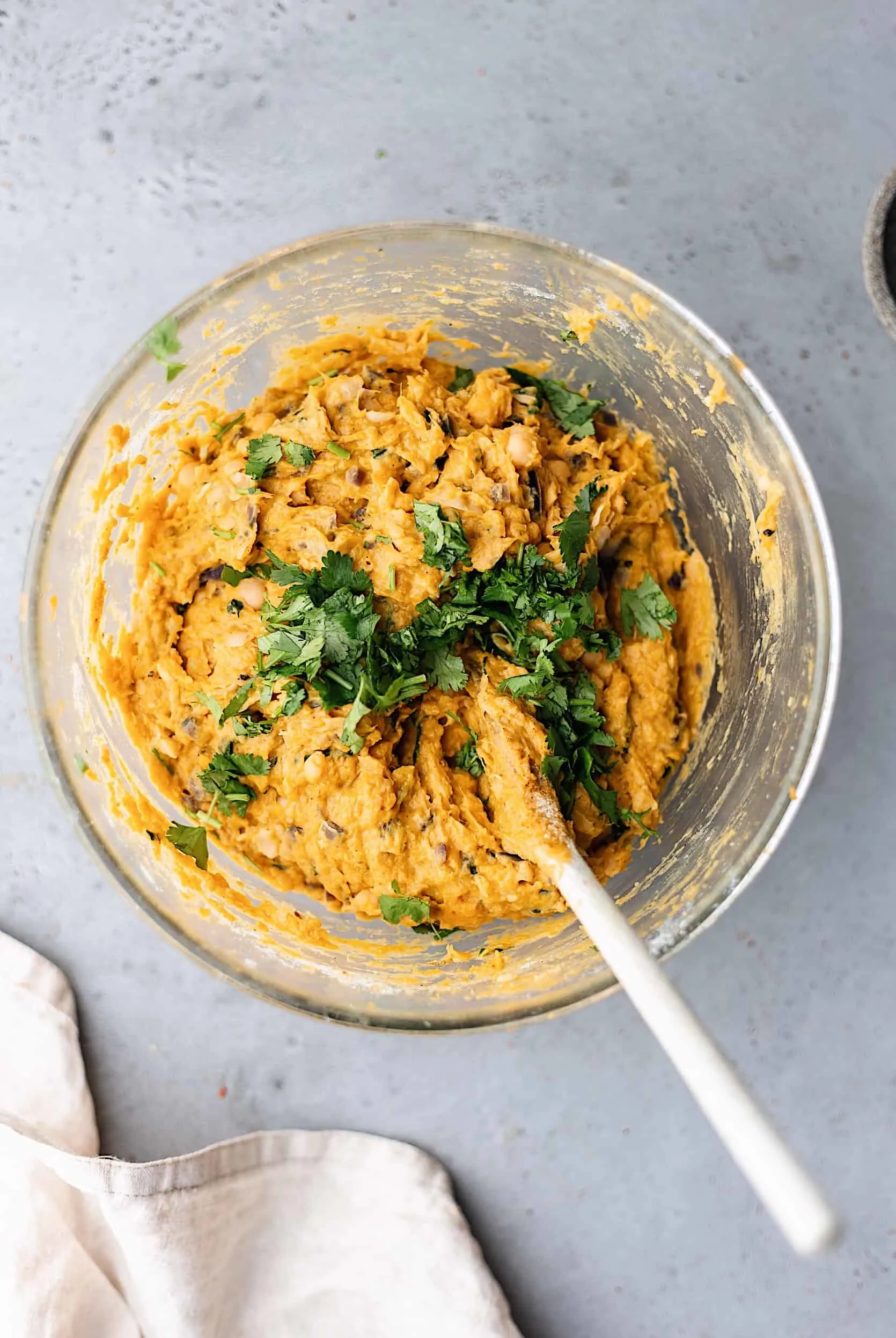 Vegan Curried Sweet Potato and Chickpea Patties