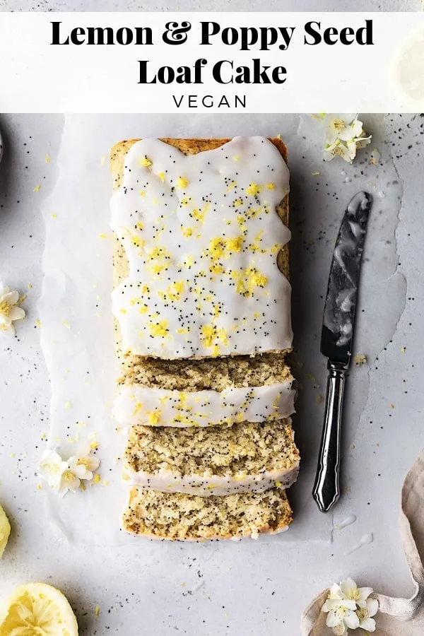 Vegan Lemon Poppy Seed Cake #lemon #poppyseed #cake #vegan