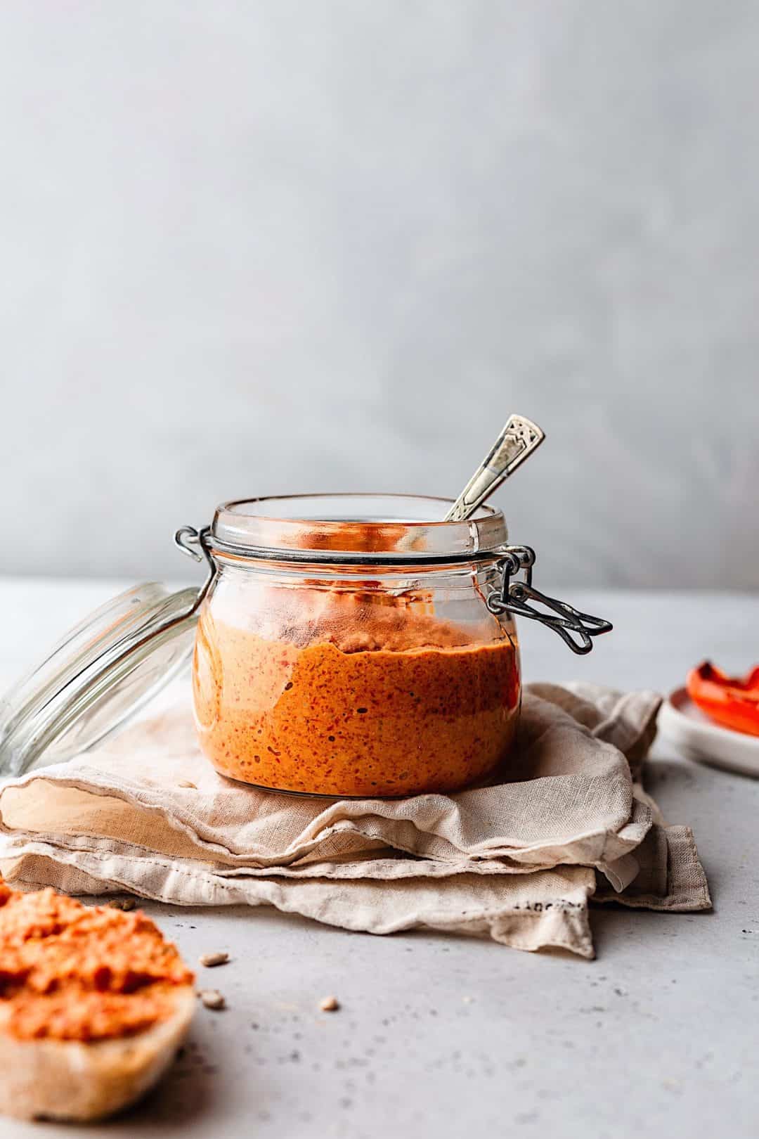 Sunflower Seed Romesco Sauce Cupful of Kale
