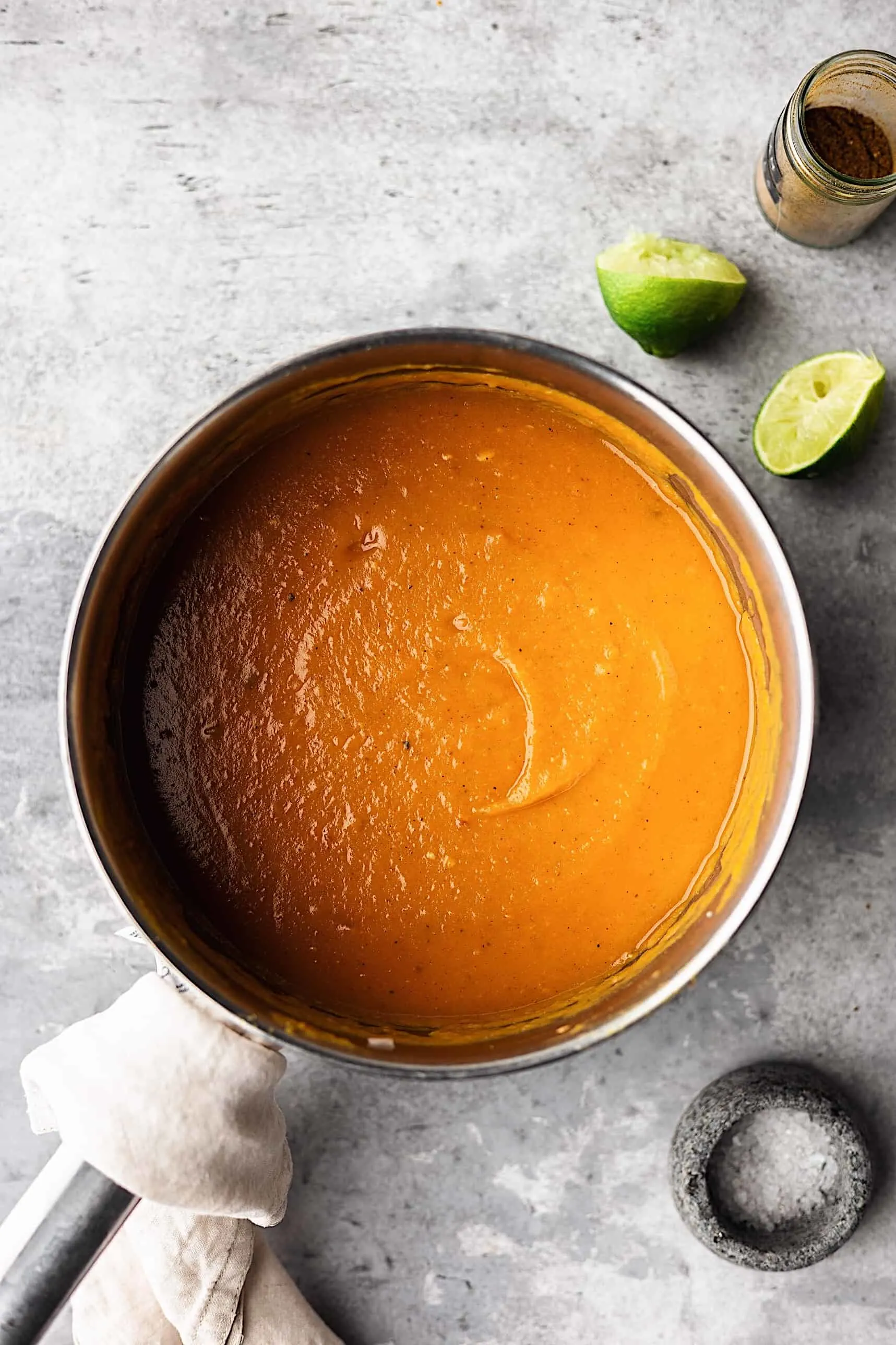 Curried Sweet Potato Coconut Soup #soup #vegan #recipe #sweetpotato #fall #autumn #coconut #curry #spice