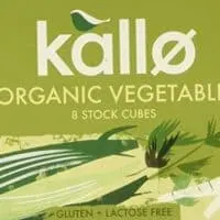 Kallo Organic Vegetable 8 Stock Cubes (Pack of 12)