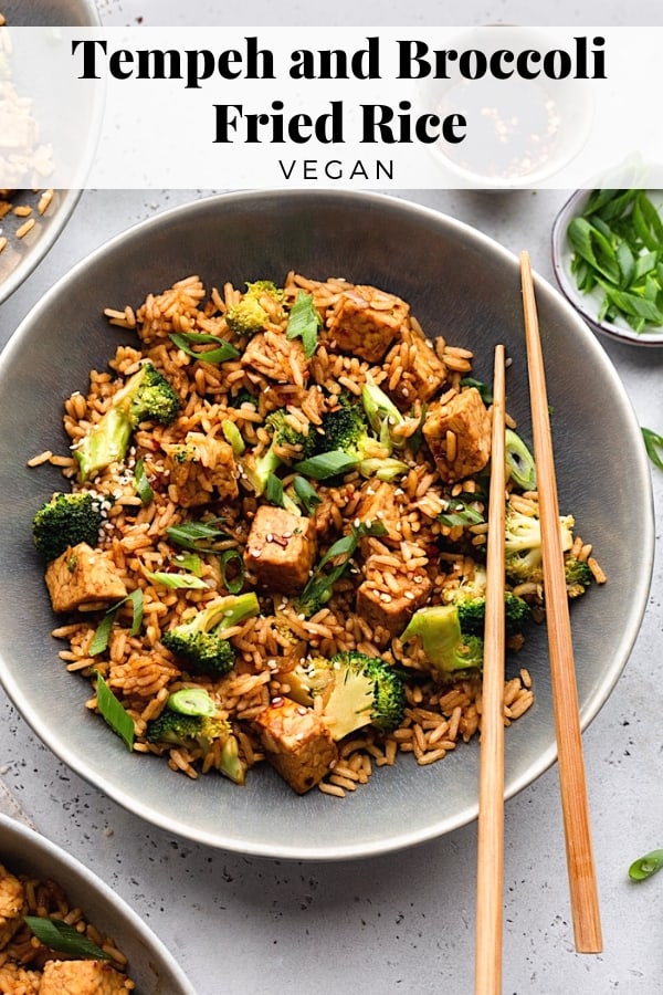 Vegan Fried Rice #rice #tempeh #chinesefood #vegan #recipe