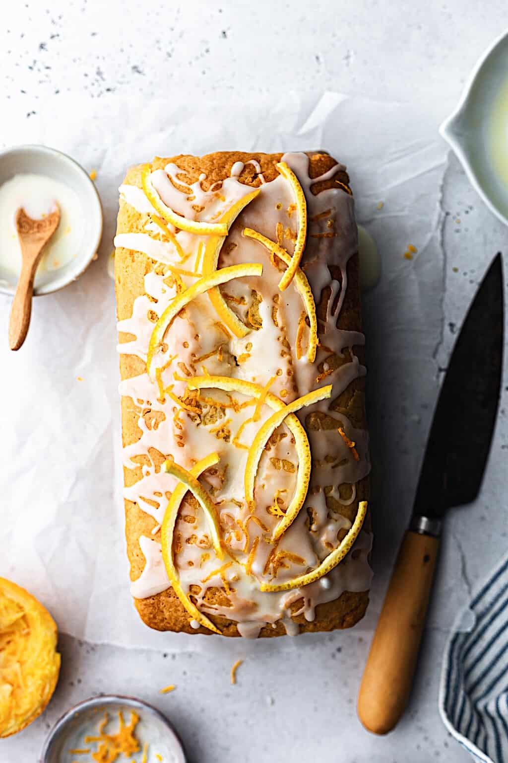 Vegan Orange Loaf Cake #orange #vegan #cake