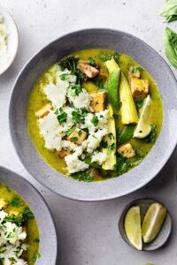 Thai Green Curry with Tofu and Vegetables - Cupful of Kale