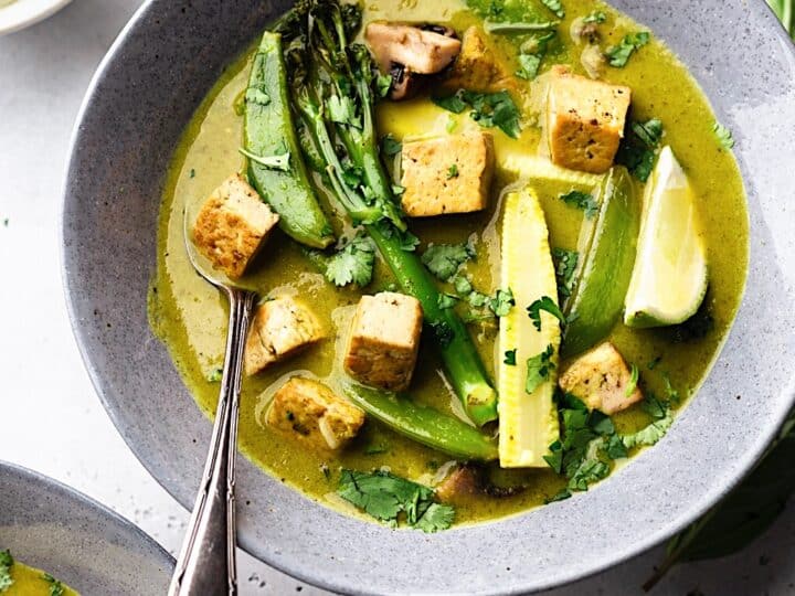 Easy vegetarian green curry online