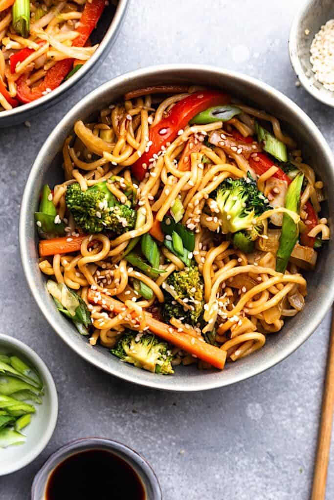 Vegetable Chow Mein Cupful of Kale