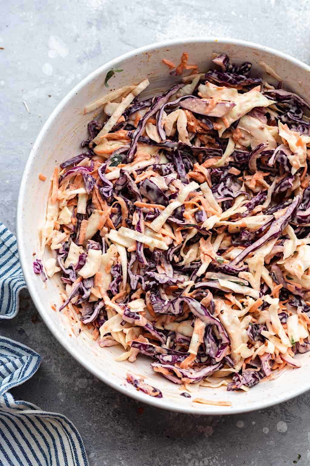 Easy Vegan Coleslaw (Serioulsy the Best Recipe!) - Namely Marly