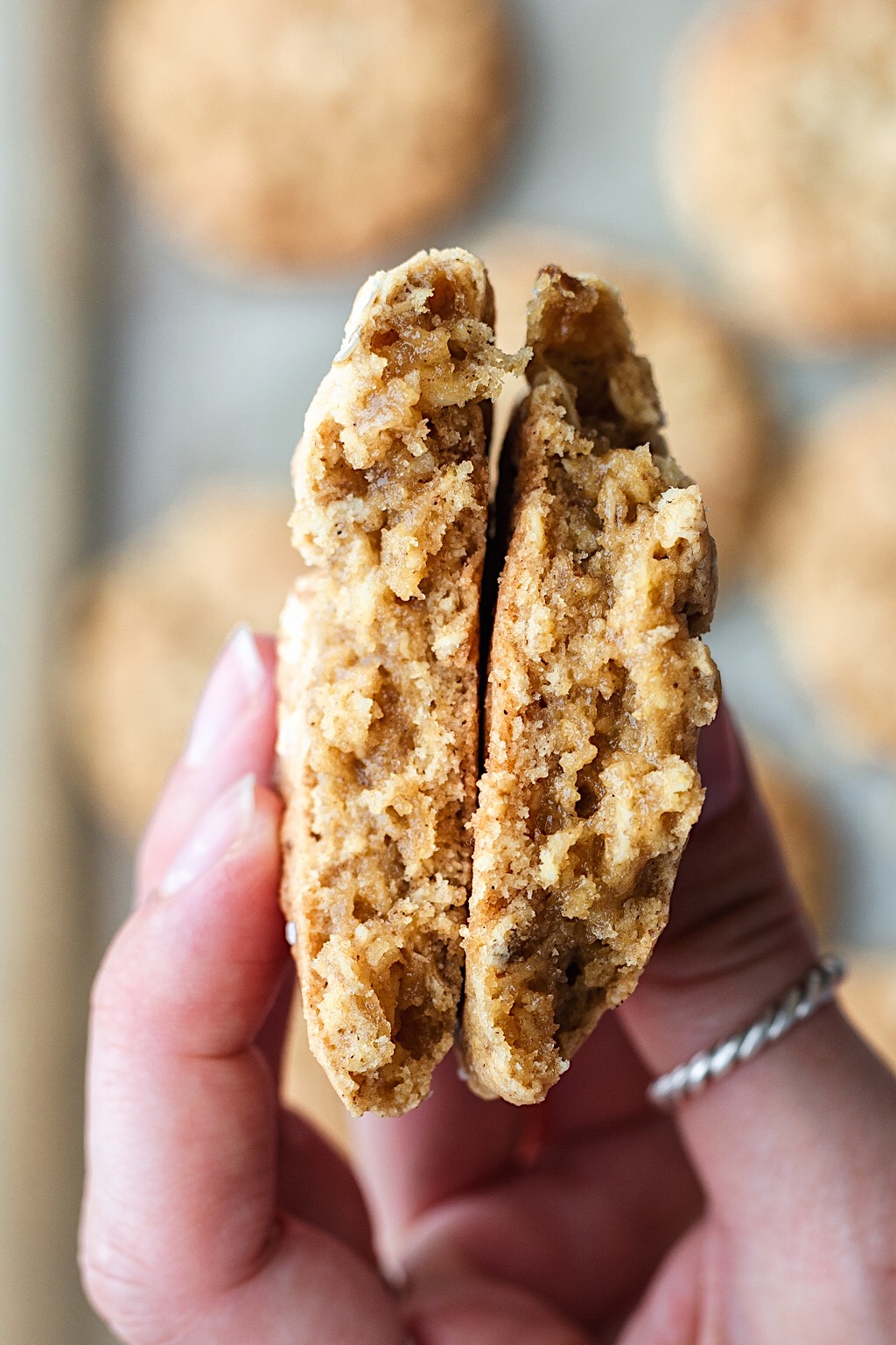 Biscuits végétaliens à l'avoine #vegan #oat #cookies #dairyfree #recipe #baking