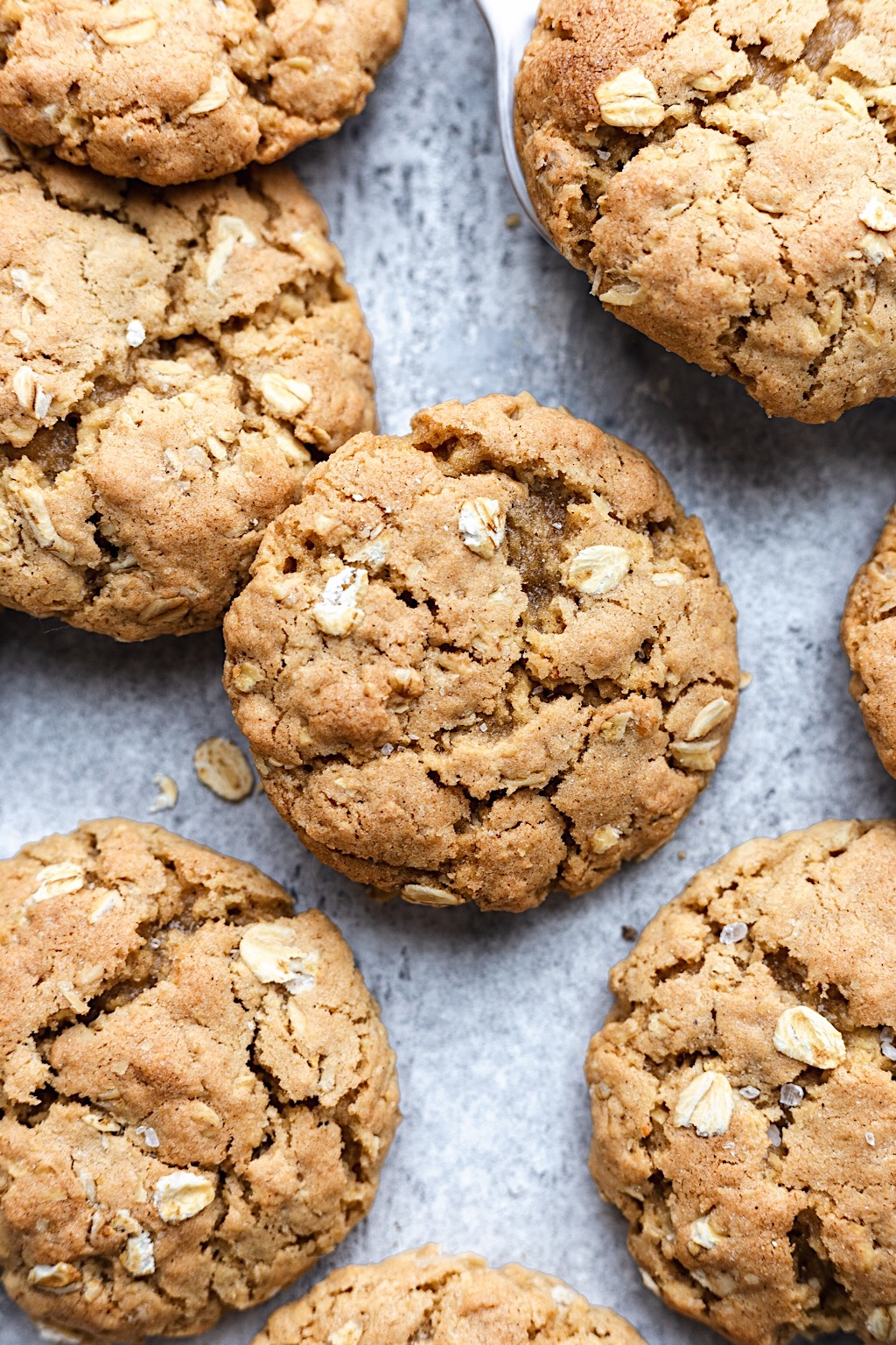 Biscotti d'avena gommosi vegani #vegan #oat #cookie #recipe #easy #dairyfree #eggfree