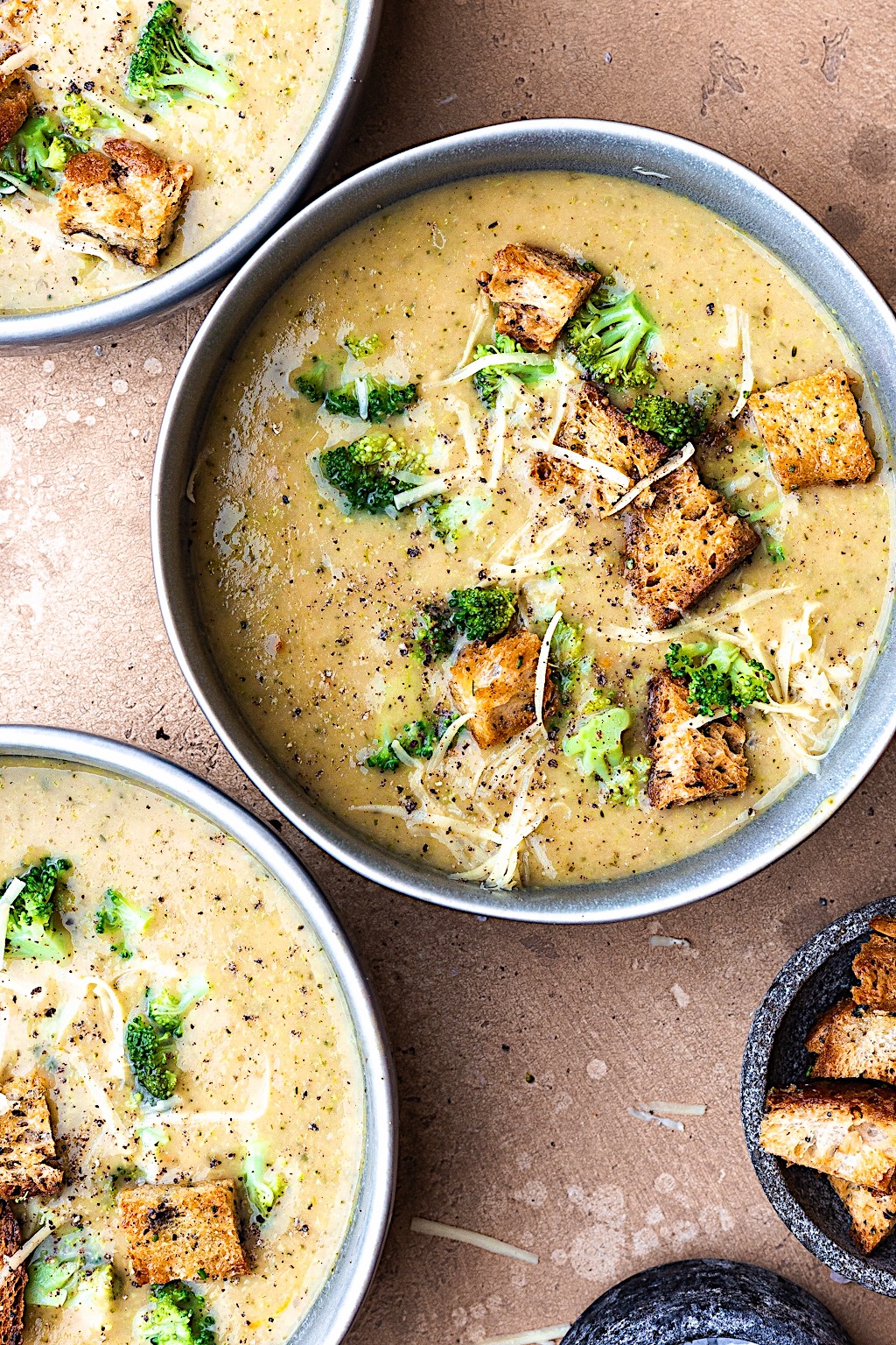 Vegan Broccoli Cheddar Soup - Cupful Of Kale