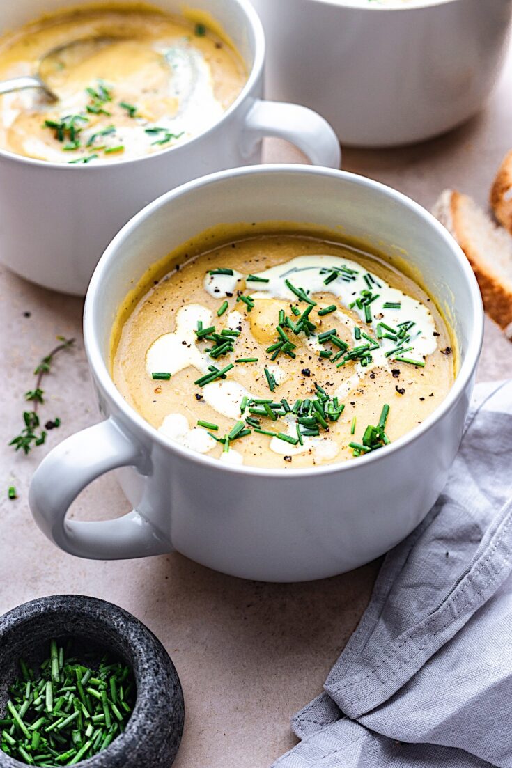 Leek and Potato Soup - Cupful of Kale