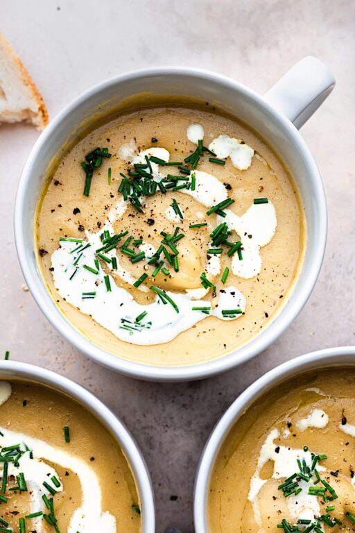 Leek and Potato Soup - Cupful of Kale