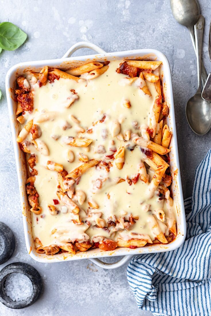 Vegan Pasta Bake Cupful of Kale