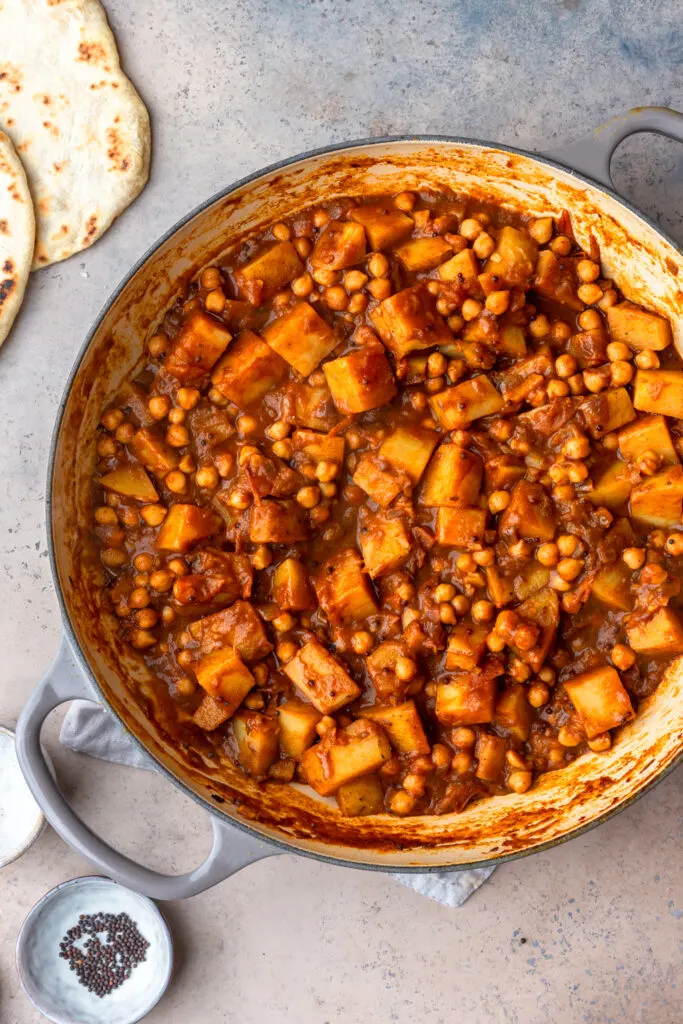 Vegan Chickpea and Potato Bombay Curry