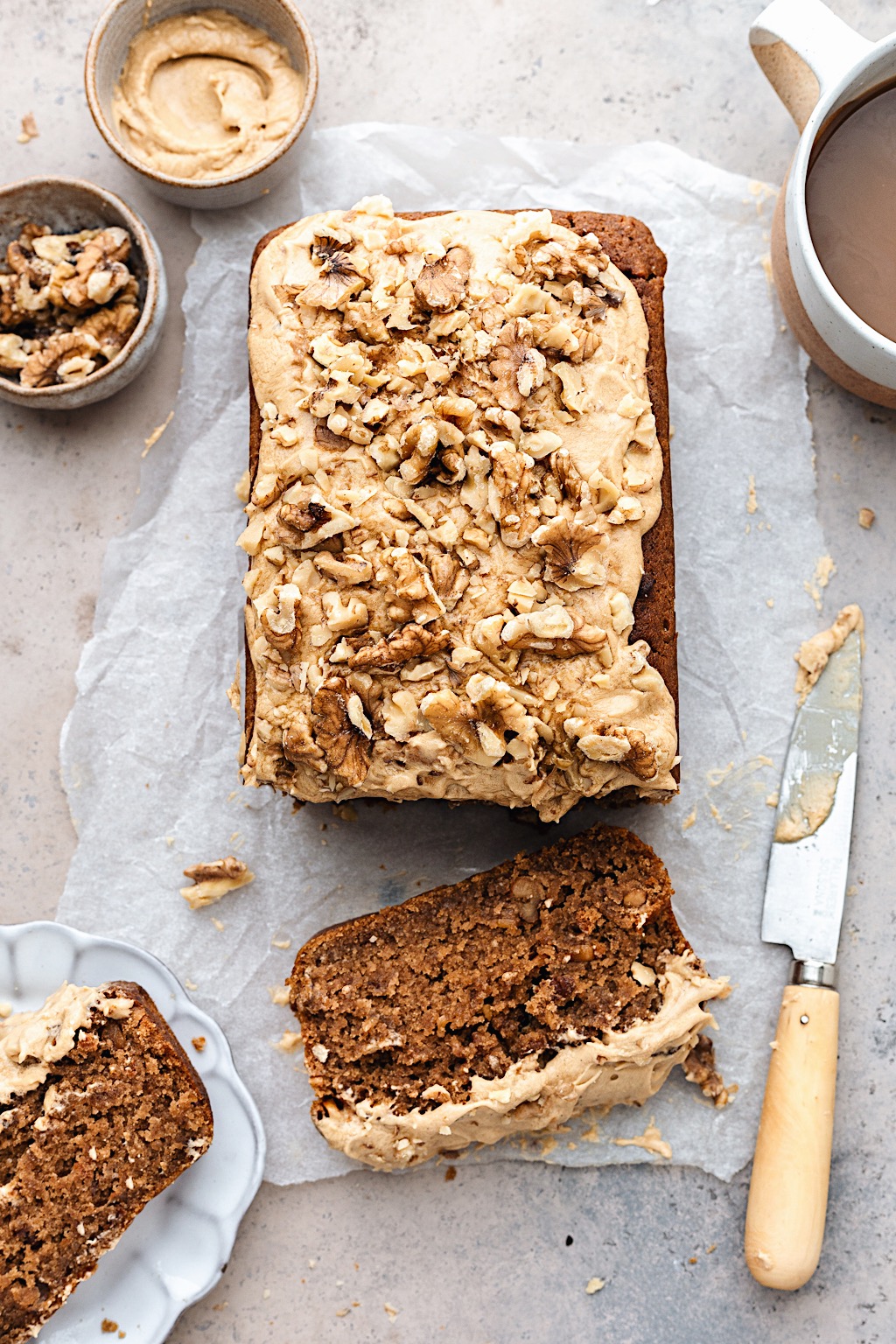 Coffee And Walnut Cake Cupful Of Kale