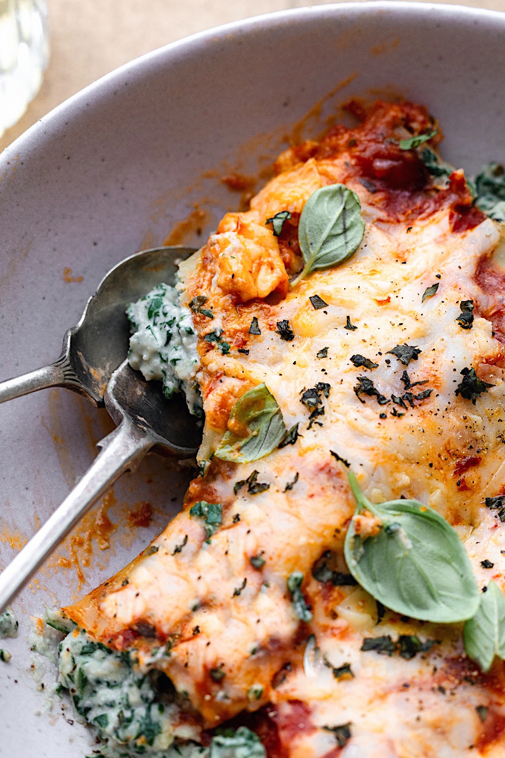 Spinach And Ricotta Cannelloni - Cupful Of Kale