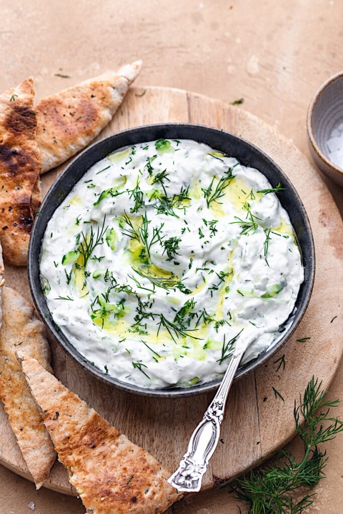 Vegan Tzatziki #dairyfree #tzatziki #greek #dip #meze #sauce #yoghurt