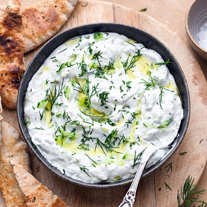 Vegan Tzatziki #dairyfree #tzatziki #greek #dip #meze #sauce #yoghurt