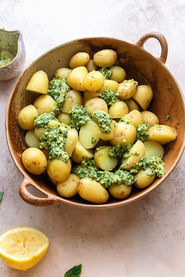 Pesto Potato Salad Cupful of Kale
